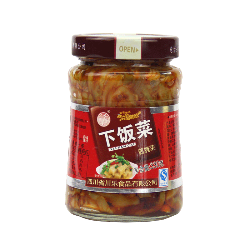 川樂(lè)瓶裝香菇小菜330g